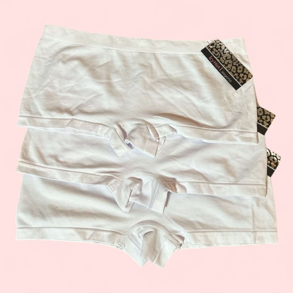 NWT Women’s Boyshort Panties – 3 Pack White – Size XL - Picture 1 of 4